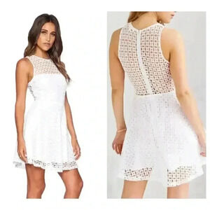 BB‎ Dakota Danica Dress White Size 6